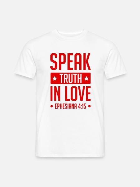 Love God Bible - Men's T-Shirt - white