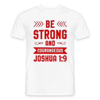 Bible Verses - Men's T-Shirt - white - Front - AI Model Male 178 dark (178cm)
