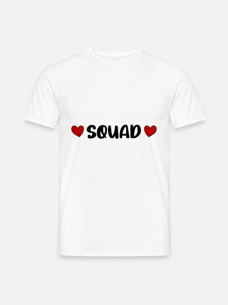 Squad Heart - Men's T-Shirt - white