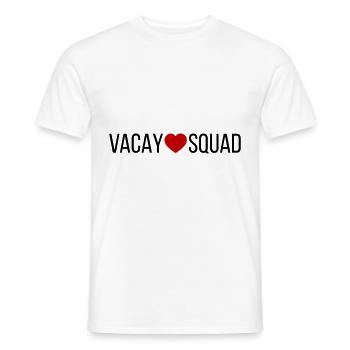 Vacay Squad Heart - Men's T-Shirt - white - Front - AI Model Male 178 dark (178cm)