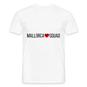 Mallorca Squad Heart - T-shirt homme - blanc - Devant - AI Model Male 178 dark (178cm)
