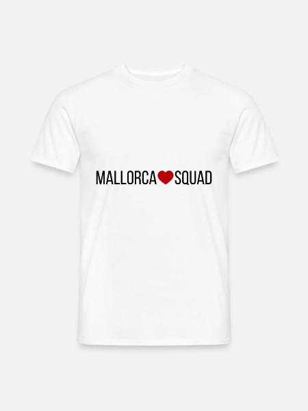 Mallorca Squad Heart - Men's T-Shirt - white