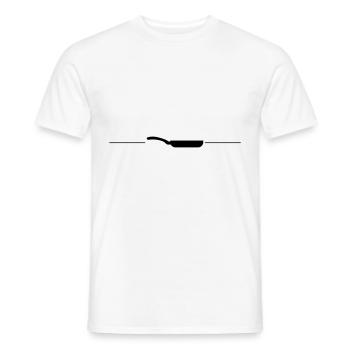 Pan caressé - T-shirt homme - blanc - Devant - AI Model Male 178 dark (178cm)