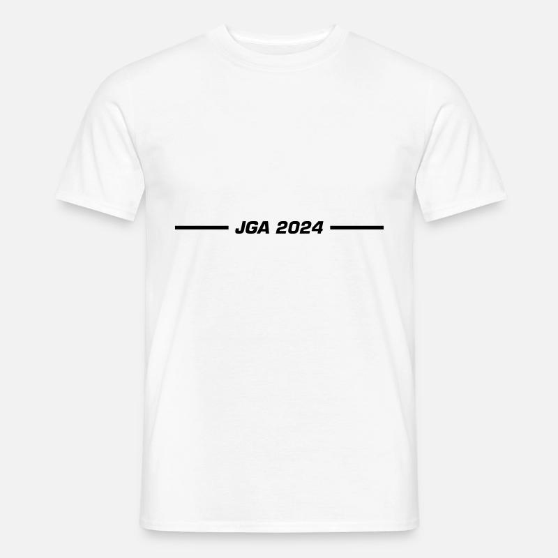 Junggesellenabschied 2024 Jga - Männer T-Shirt - Weiß