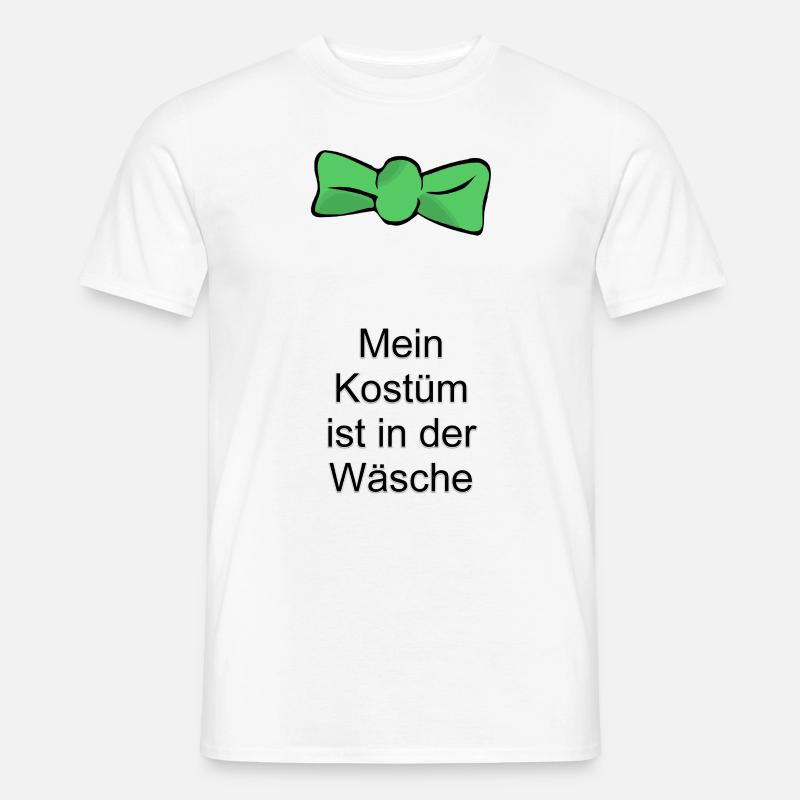 Fasching Fliege - Männer T-Shirt - Weiß
