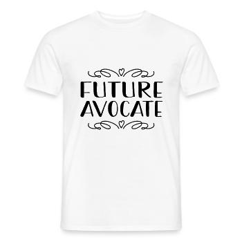 future avocate - T-shirt homme - blanc - Devant - AI Model Male 178 dark (178cm)