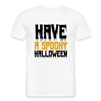 Have A Spooky Halloween. - T-shirt homme - blanc - Devant - AI Model Male 178 dark (178cm)
