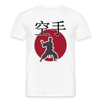 Karate. Kampfsport. Geschenkidee. Japan - Männer T-Shirt - Weiß - Vorne - AI Model Male 178 dark (178cm)