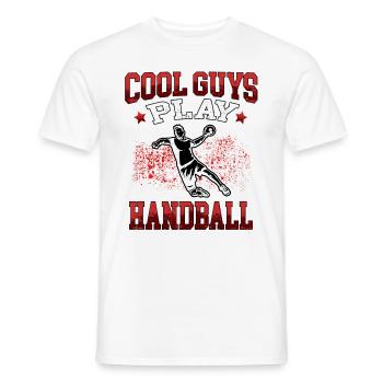 King joue Handball Handball Player Handball Player - T-shirt homme - blanc - Devant - AI Model Male 178 dark (178cm)