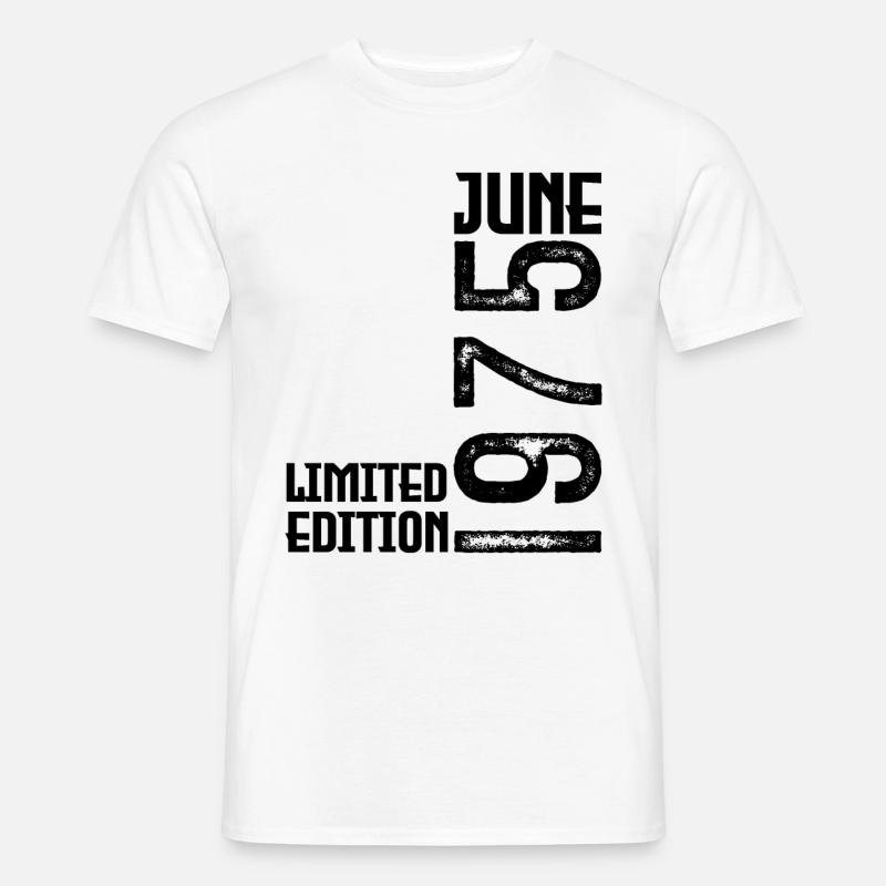 Geschenk Juni 1975 Jubiläum Juni 1975. Juni 1975 - Männer T-Shirt - Weiß