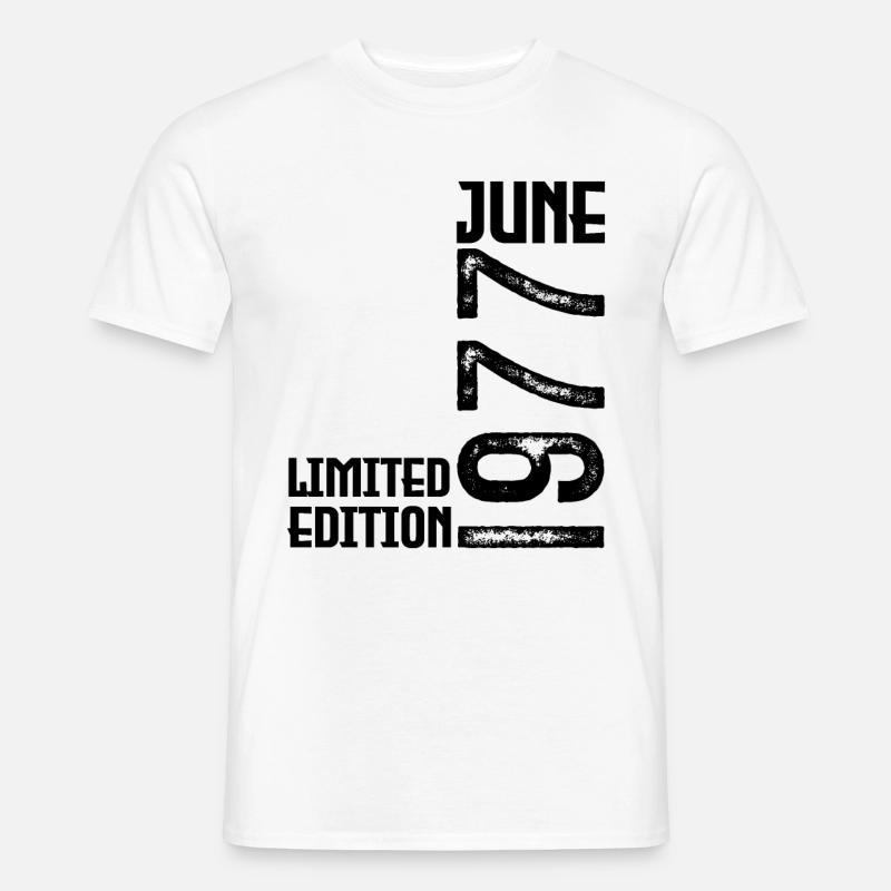 Geschenk Juni 1977 Geburtstag Juni 1977. Juni 1977 - Männer T-Shirt - Weiß