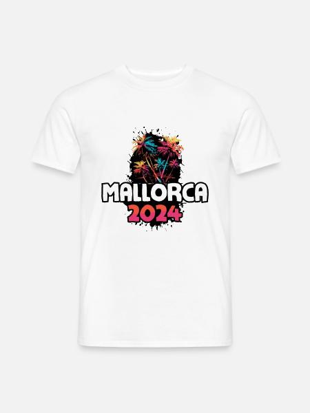 Mallorca Party Crew - Men's T-Shirt - white