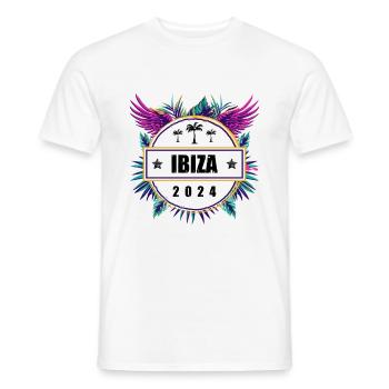 Ibiza 2024 Team - Männer T-Shirt - Weiß - Vorne - AI Model Male 178 dark (178cm)