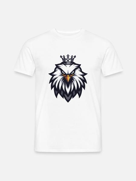 Eagle Head Crown - Men's T-Shirt - white