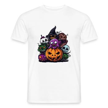 Halloween Party Figuren - Männer T-Shirt - Weiß - Vorne - AI Model Male 178 dark (178cm)