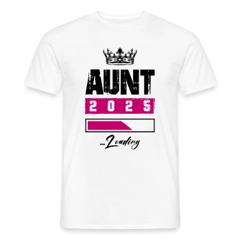 Tante 2025 Loading - Männer T-Shirt - Weiß - Vorne - AI Model Male 178 dark (178cm)