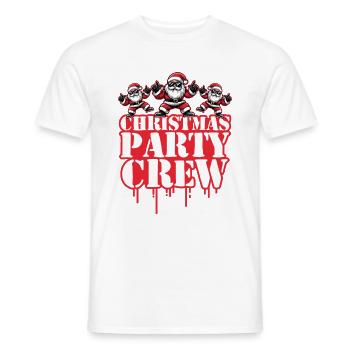 Weihnachten Party Crew Christmas - Männer T-Shirt - Weiß - Vorne - AI Model Male 178 dark (178cm)