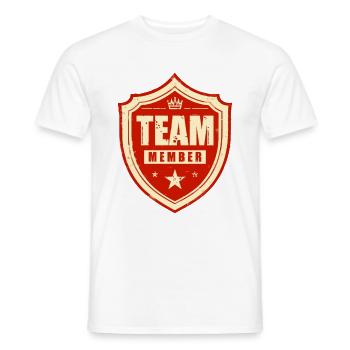 Équipier - T-shirt homme - blanc - Devant - AI Model Male 178 dark (178cm)