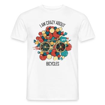 Bicycle Repair Bicycle Mechanic Bicycle Mechanic - Men's T-Shirt - white - Front - AI Model Male 178 dark (178cm)