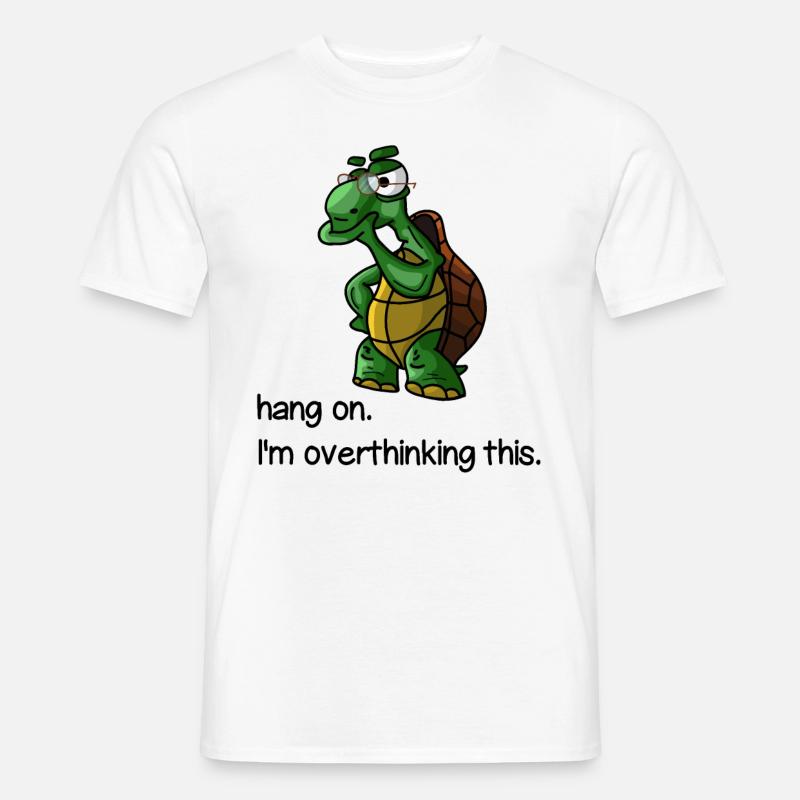 skildpadde - Mænd T-shirt - hvid