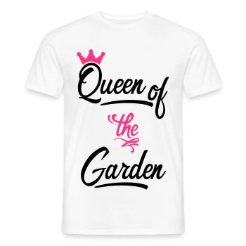jardin - T-shirt homme - blanc - Devant - AI Model Male 178 dark (178cm)
