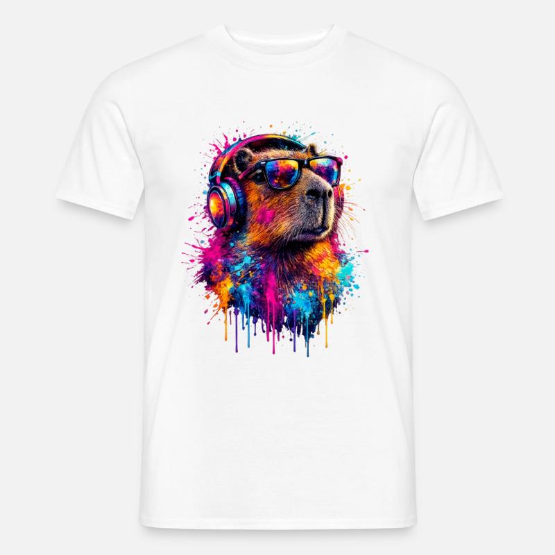 Capybara - Men's T-Shirt - white