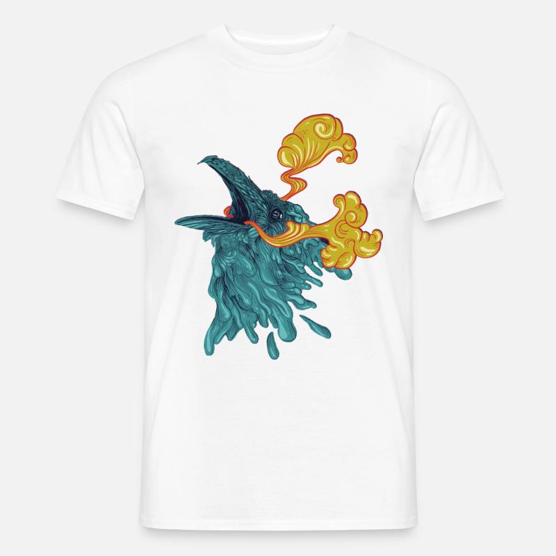 Rabenwasser - Männer T-Shirt - Weiß