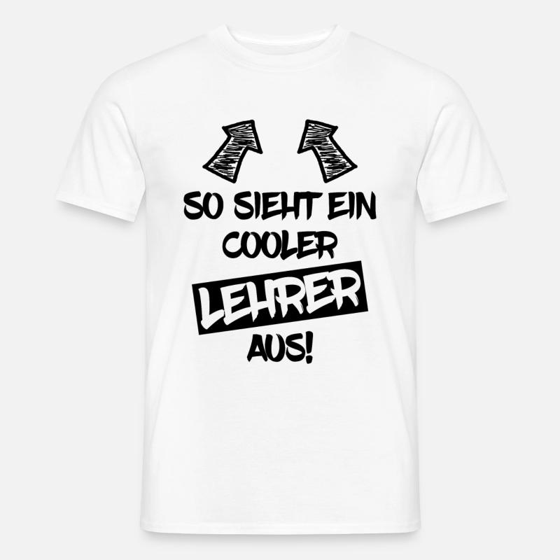 Lehrer - Männer T-Shirt - Weiß