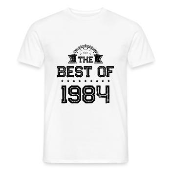 1984 best of - T-shirt homme - blanc - Devant - AI Model Male 178 dark (178cm)