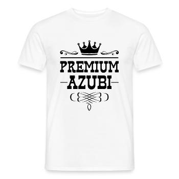 Premium Azubi - Männer T-Shirt - Weiß - Vorne - AI Model Male 178 dark (178cm)