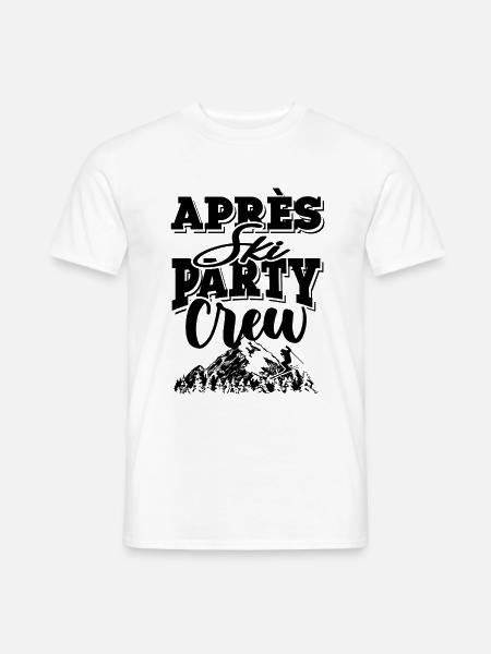 Apres Ski Crew - Men's T-Shirt - white