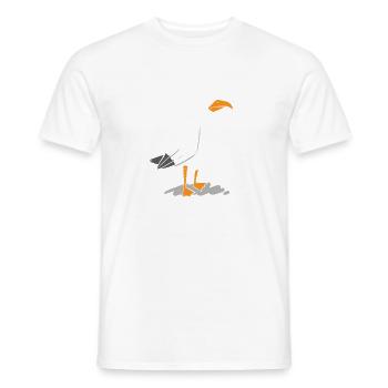 Lebe Lache Lass Mich In Ruhe Vogel - Männer T-Shirt - Weiß - Vorne - AI Model Male 178 dark (178cm)
