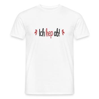 Ich hep ab Heilerziehungspfleger Abschluss - Männer T-Shirt - Weiß - Vorne - AI Model Male 178 dark (178cm)