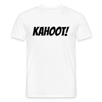 Kahoot Kahoot - T-shirt homme - blanc - Devant - AI Model Male 178 dark (178cm)