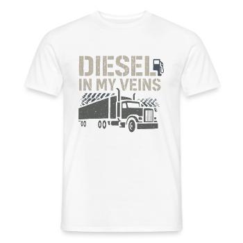 Trucker Trucking Gift Truck Trucker - Männer T-Shirt - Weiß - Vorne - AI Model Male 178 dark (178cm)