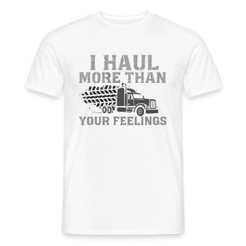 Trucker Trucking Gift Truck Trucker - Männer T-Shirt - Weiß - Vorne - AI Model Male 178 dark (178cm)