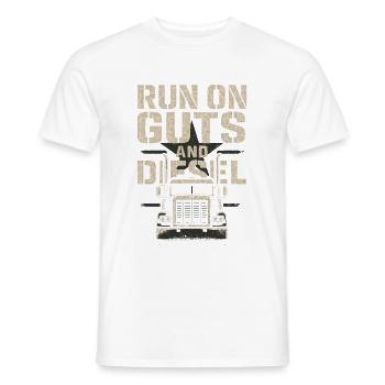 Trucker Trucking Gift Truck Trucker - Männer T-Shirt - Weiß - Vorne - AI Model Male 178 dark (178cm)