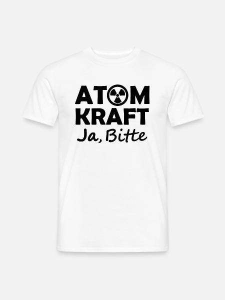 L’énergie nucléaire, oui s’il vous plaît, oui à l’énergie nucléaire - T-shirt homme - blanc