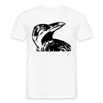 Raven - Men's T-Shirt - white - Front - AI Model Male 178 dark (178cm)