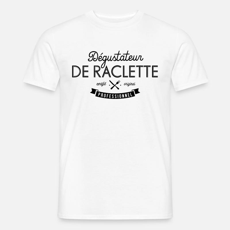 Raclette-Schnupper - Männer T-Shirt - Weiß