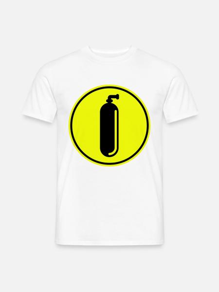 Oxygen Diving Circle - Men's T-Shirt - white