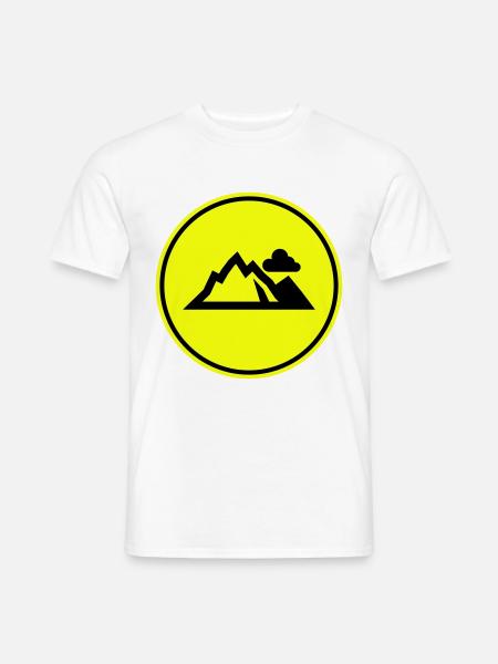 Berge Mountains Silhouette - Men's T-Shirt - white