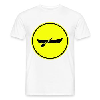 boot Symbol Silhouette - Männer T-Shirt - Weiß - Vorne - AI Model Male 178 dark (178cm)
