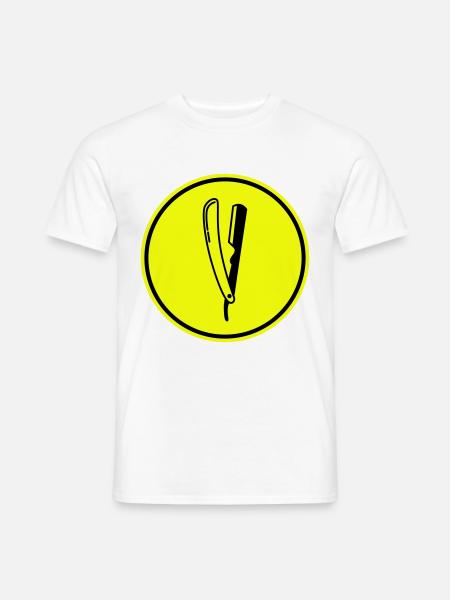 Shave Barber logo icon - Men's T-Shirt - white