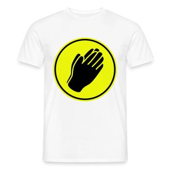Beten Hände Icon - Männer T-Shirt - Weiß - Vorne - AI Model Male 178 dark (178cm)