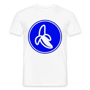 Icône banane - T-shirt homme - blanc - Devant - AI Model Male 178 dark (178cm)