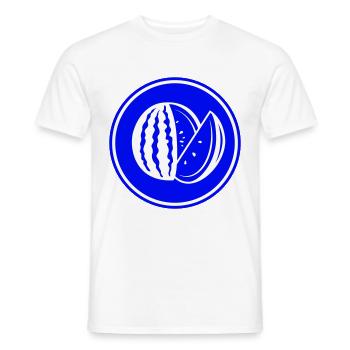 Melone Frucht - Männer T-Shirt - Weiß - Vorne - AI Model Male 178 dark (178cm)