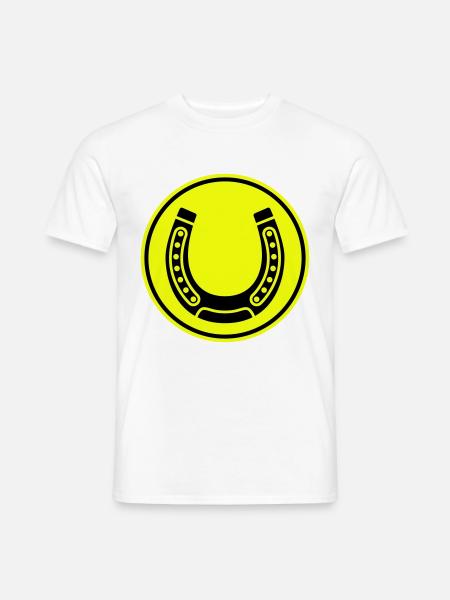 Horseshoe Symbol - Men's T-Shirt - white