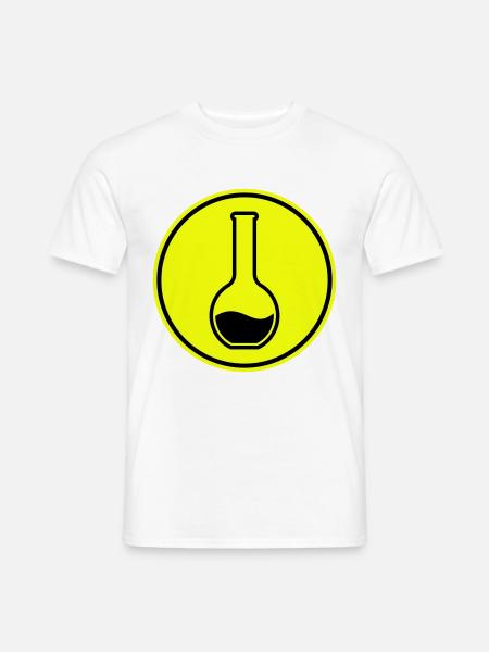 Test tube chemist - Men's T-Shirt - white