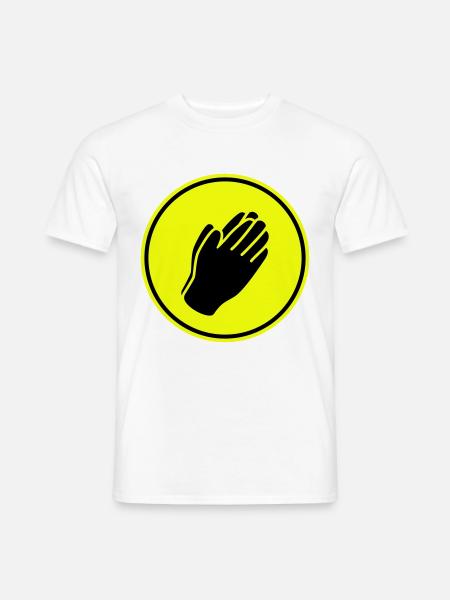 Hands symbol - Men's T-Shirt - white